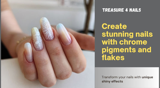 Creating Stunning Nail Designs with Chrome Pigments and Flakes