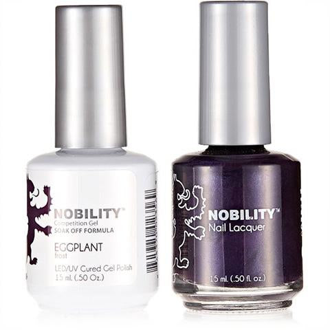 Nobility Gel Polish & Nail Lacquer, Eggplant - NBCS038