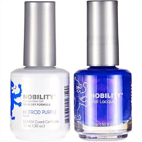 Nobility Gel Polish & Nail Lacquer, Hotrod Purple - NBCS041