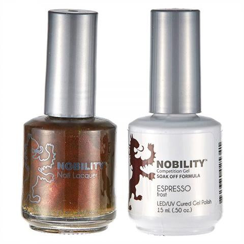 Nobility Gel Polish & Nail Lacquer, Espresso - NBCS084