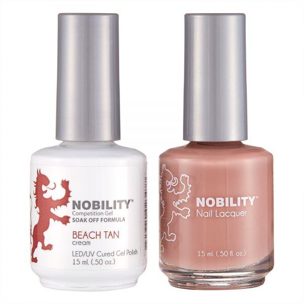 Nobility Gel Polish & Nail Lacquer, Beach Tan - NBCS029