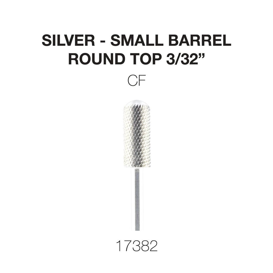 Cre8tion Silver Carbide - Small Barrel - Round Top 3/32"