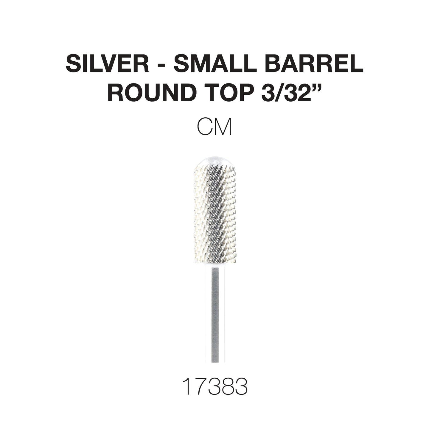 Cre8tion Silver Carbide - Small Barrel - Round Top 3/32"