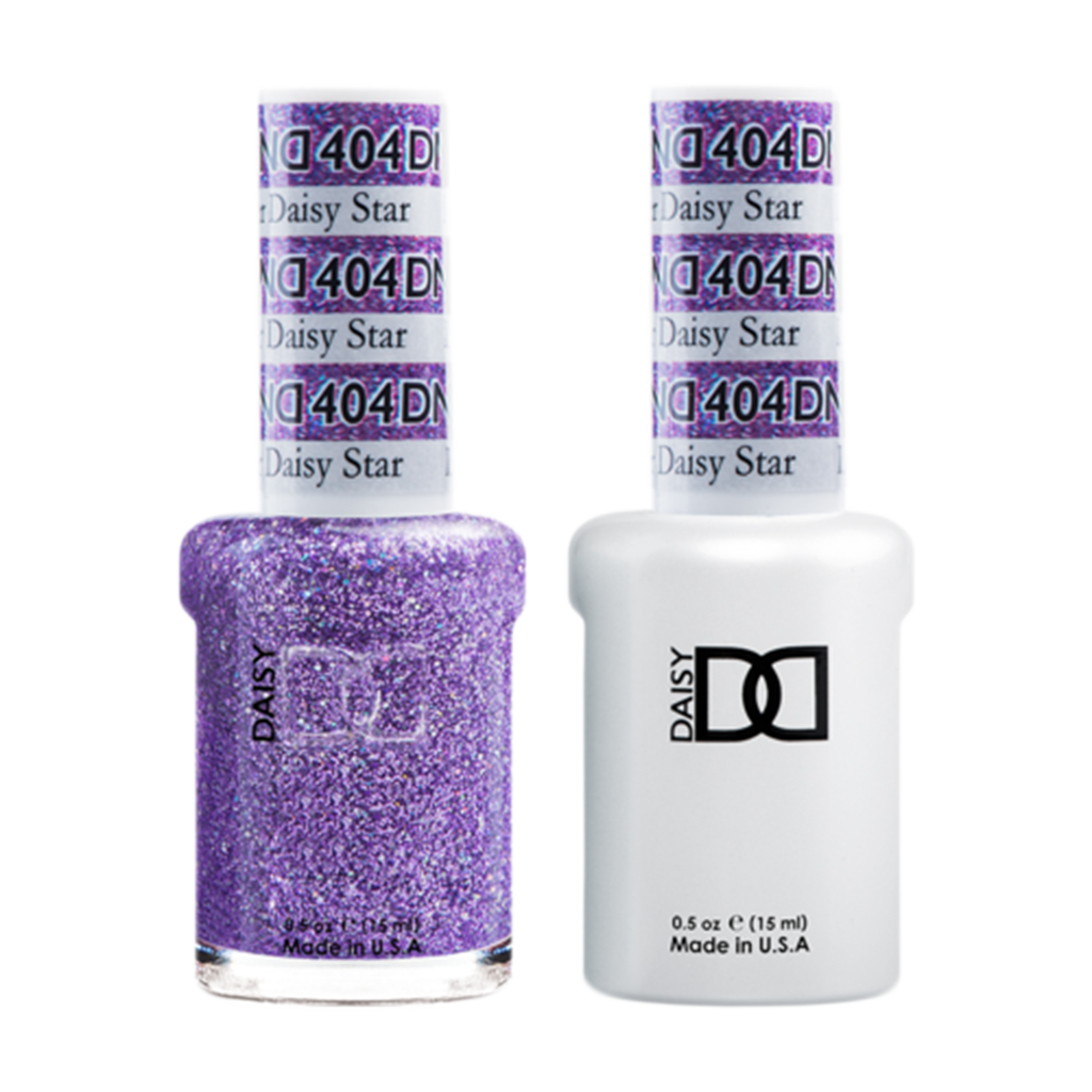 Daisy DND - Gel & Lacquer Duo - 404 Lavender Daisy Star