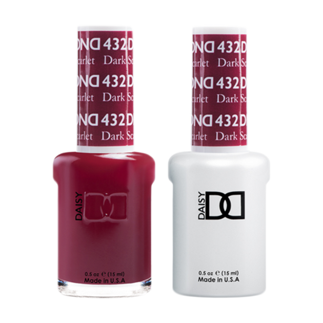 Daisy DND - Gel & Lacquer Duo - 432 Dark Scarlet