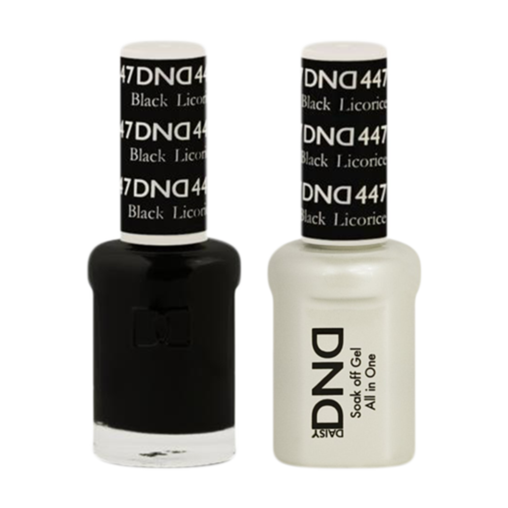 Daisy DND - Gel & Lacquer Duo - 447 Black Licorice