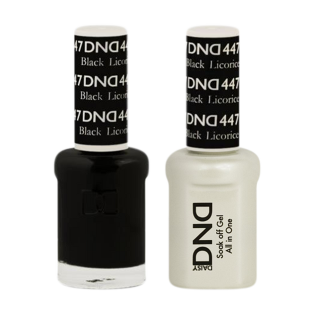 Daisy DND - Gel & Lacquer Duo - 447 Black Licorice