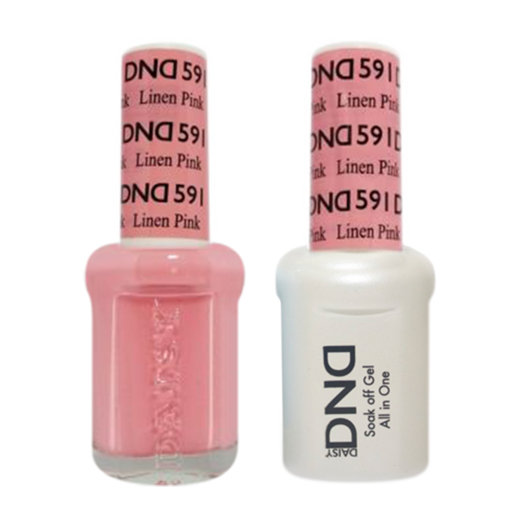 Daisy DND - Gel & Lacquer Duo - 591 Linen Pink