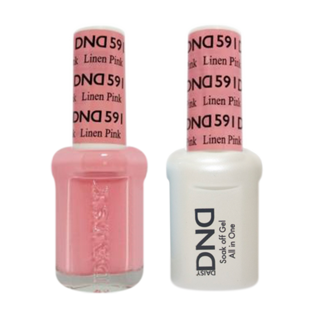 Daisy DND - Gel & Lacquer Duo - 591 Linen Pink