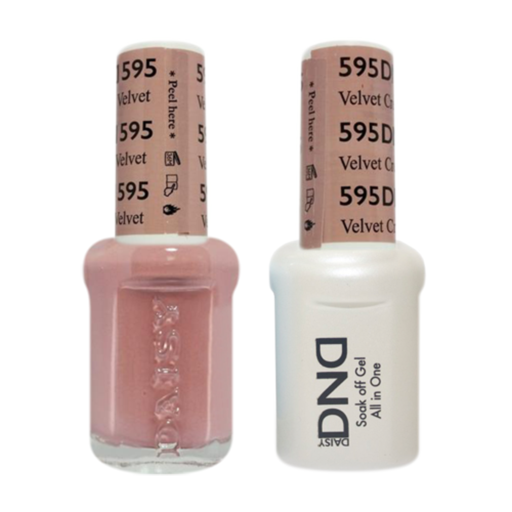 Daisy DND - Gel & Lacquer Duo - 595 Velvet Cream