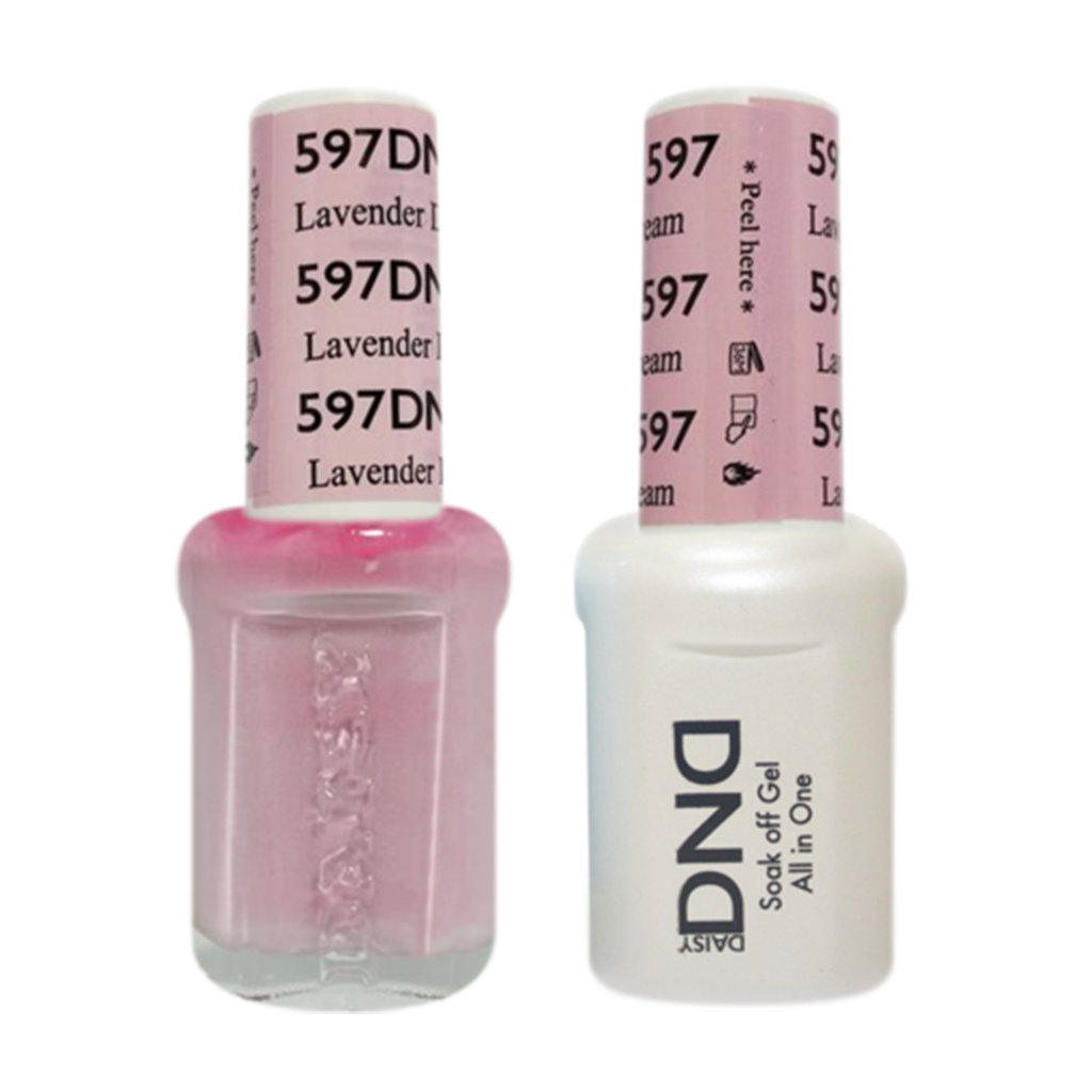 Daisy DND - Gel & Lacquer Duo - 597 Lavender Cream