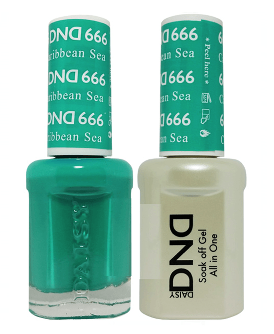 Daisy DND - Gel & Lacquer Duo - 666 CARIBBEAN SEA