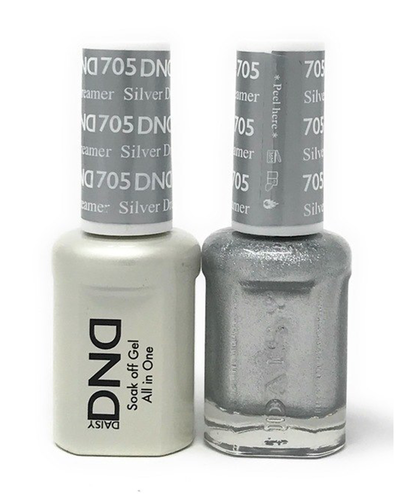 Daisy DND - Gel & Lacquer Duo - 705 SILVER DREAMER