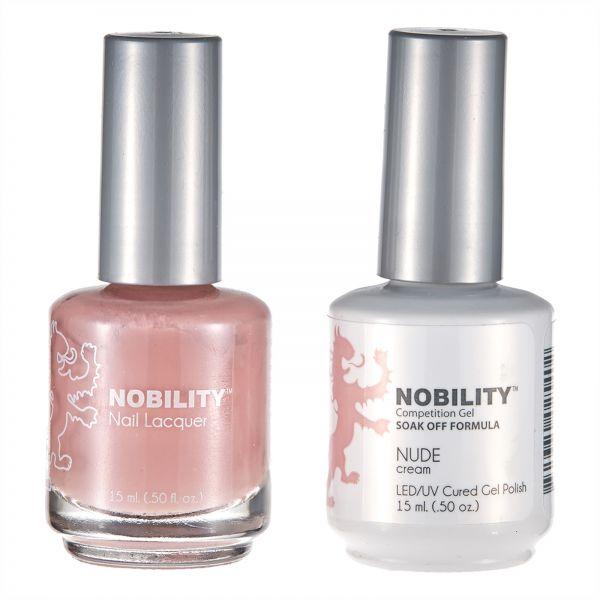 Nobility Gel Polish & Nail Lacquer, Nude - NBCS090