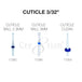 Cre8tion Cuticle Ceramic Bit - 3/32"