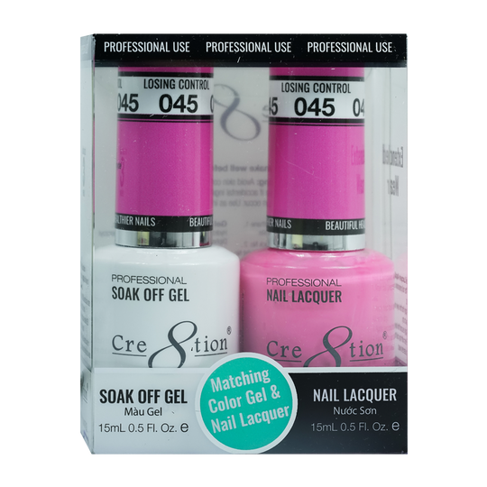 Cre8tion Matching Color Gel & Nail Lacquer 45 Mama Said - Lamaisononlinestore