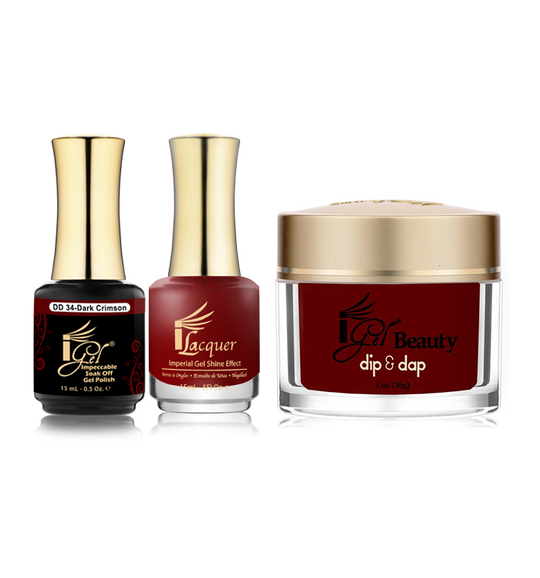 iGel Trio (Gel Polish + Nail Lacquer + Dipping Powder) Color 01 to 99