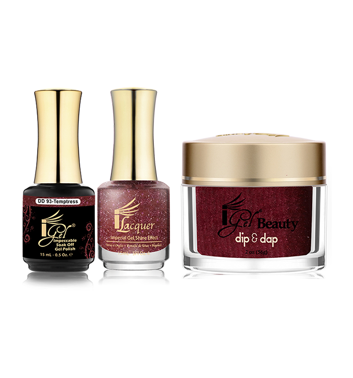 iGel Trio (Gel Polish + Nail Lacquer + Dipping Powder) Color 01 to 99