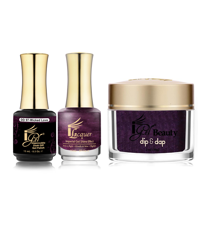 iGel Trio (Gel Polish + Nail Lacquer + Dipping Powder) Color 01 to 99